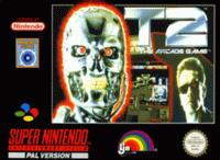 T2 The Arcade Game PAL Super Nintendo PAL box art